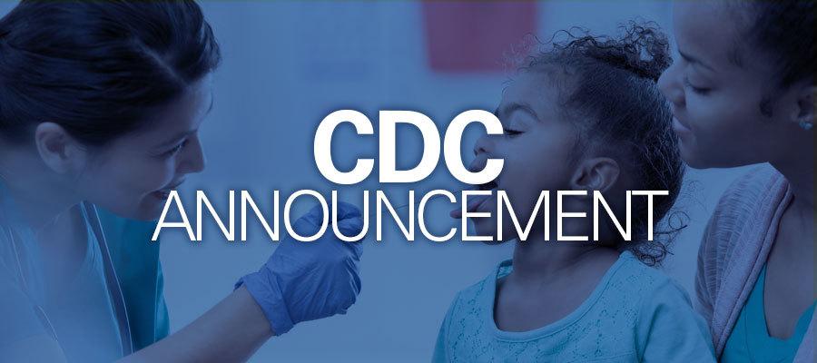 CDC announcement