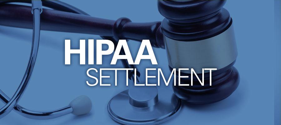 gavel and stethoscope hipaa settlement