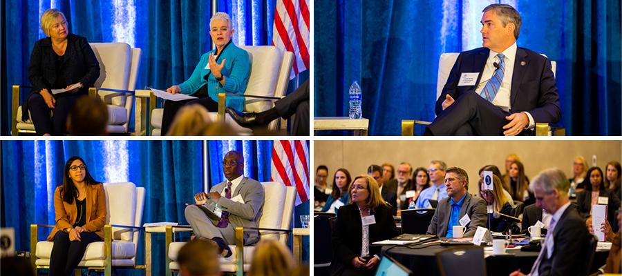 Collage of speakers from September 2019 Executive Forum