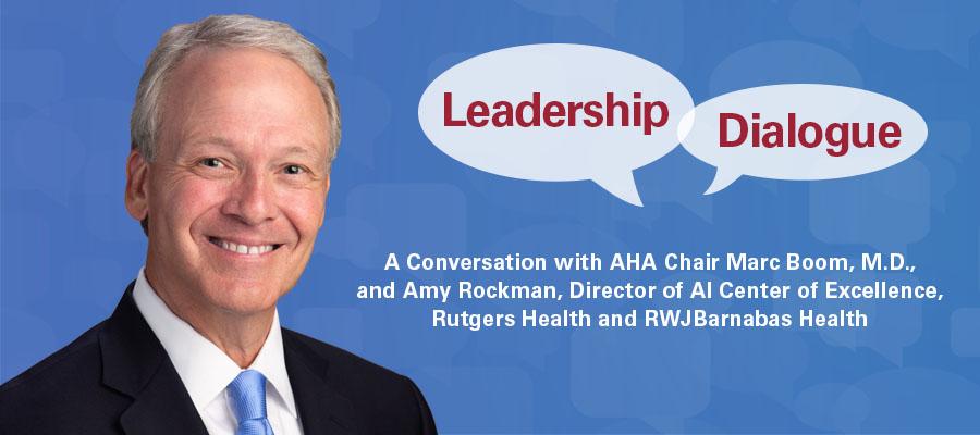 Chair File: Leadership Dialogue — Innovation in Patient Safety with Amy Rockman of the AI Center of Excellence 3-30-26