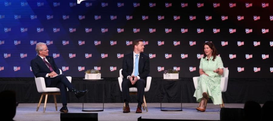 Panel discussion with CMS Deputy Administrator and Director of Medicare Chris Klomp and Deputy Administrator and Chief of Staff Stephanie Carlton.