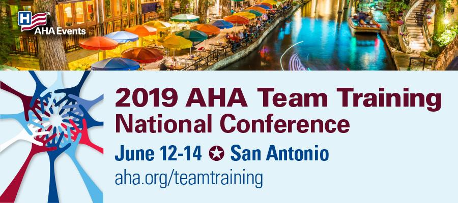 AHA Team Training National Conference 2019 banner