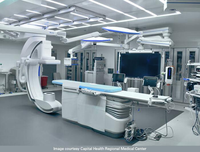 Heart and Vascular Center room