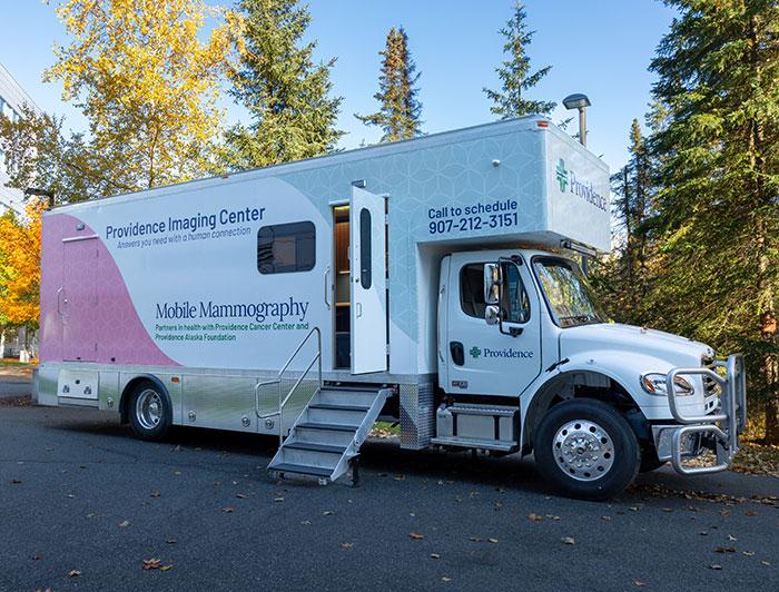 Providence Alaska mobile mammogram vehicle
