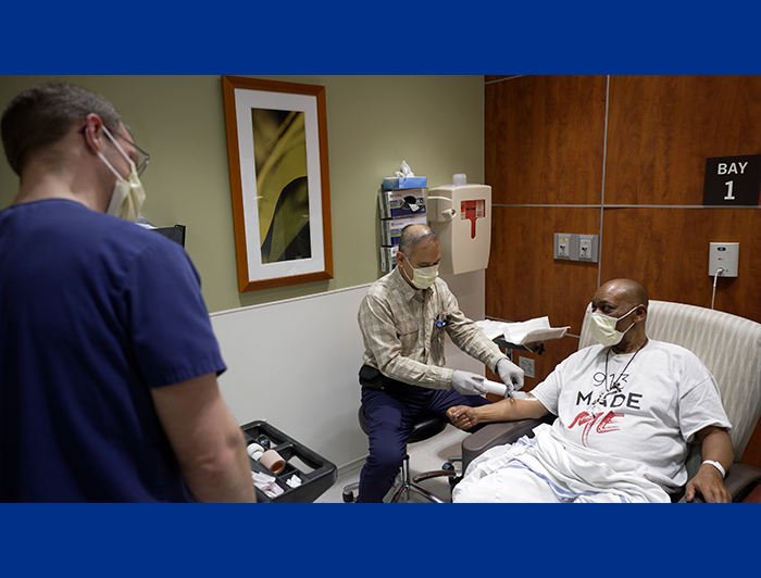 UK Health System patient John Corbin receiving theranostics to treat prostate cancer