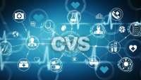 CVS Health’s Next Big Goal: Solve Interoperability. The CVS logo connected to a number of healthcare icons.