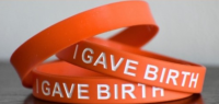 Hospitals Discover a Single, Simple Solution Can Improve Maternal Outcomes. Orange silicone wristbands that read, “I Gave Birth,” a simple visual reminder for mothers and their caregivers.